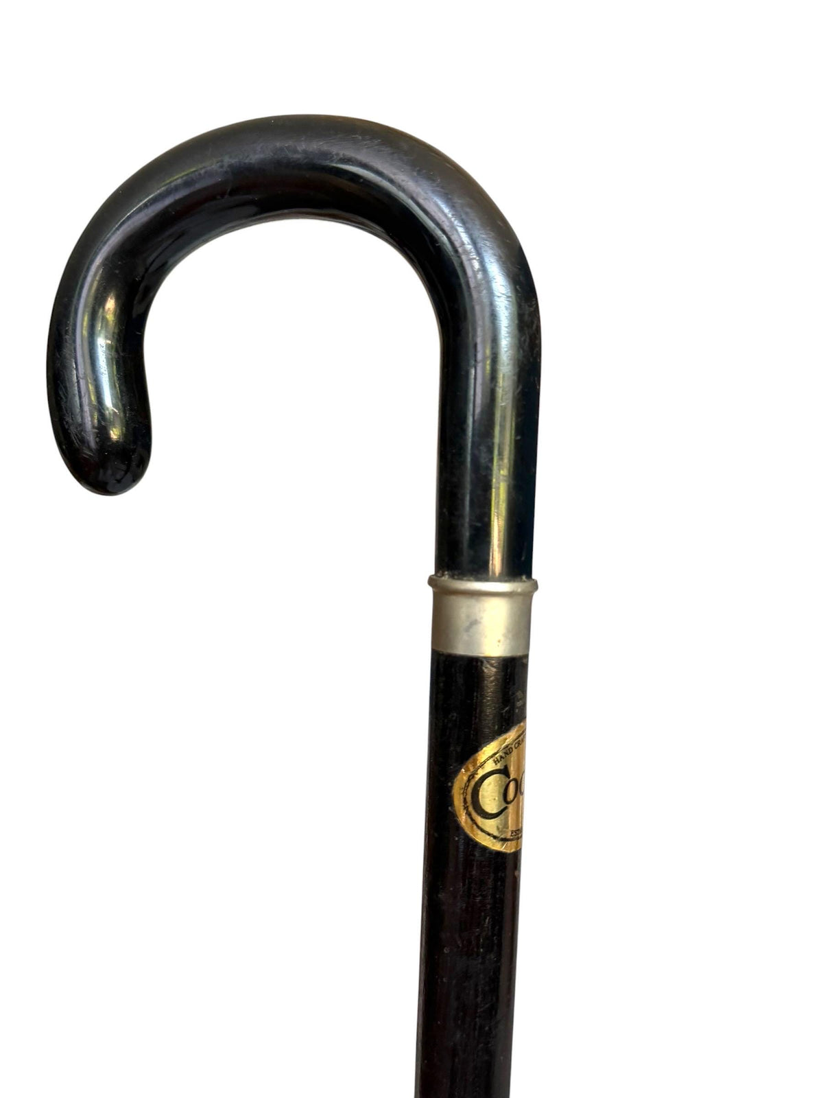 Coopers Hand Crafted Walking Stick, england. Good firm classic walking cane stick uk collection, flannel stick. Wandatok