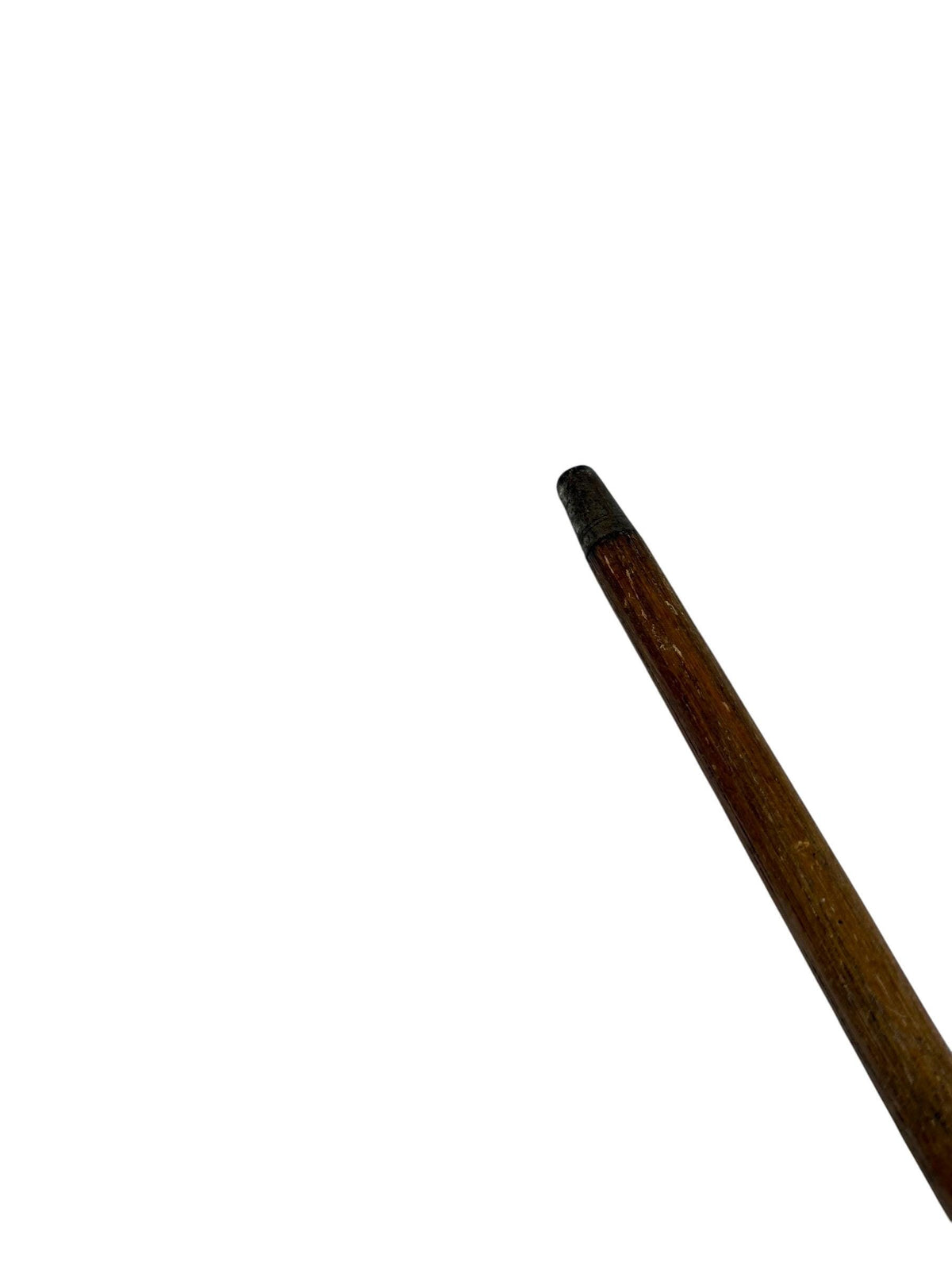 antique walking cane stick with deerhorn , european collection, gentlemen's flannel stick. Wandelstok