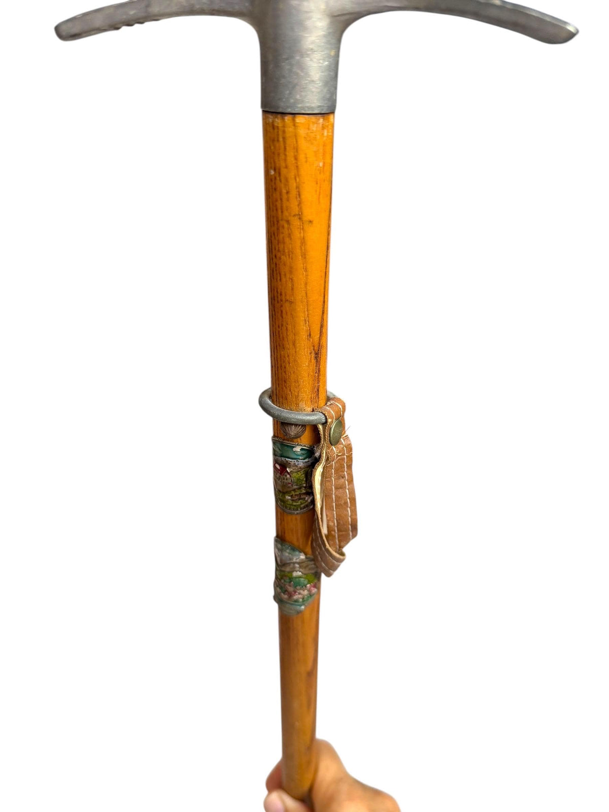 antique walking mountain pikhouweel stick switserland collection, gentlemen's flannel stick. Mountain bavaria austria swiss early tourism