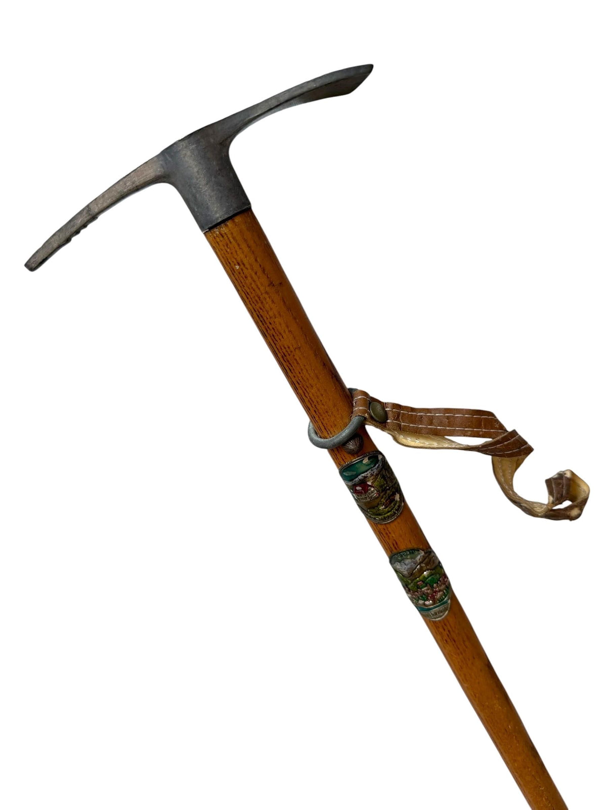 antique walking mountain pikhouweel stick switserland collection, gentlemen's flannel stick. Mountain bavaria austria swiss early tourism