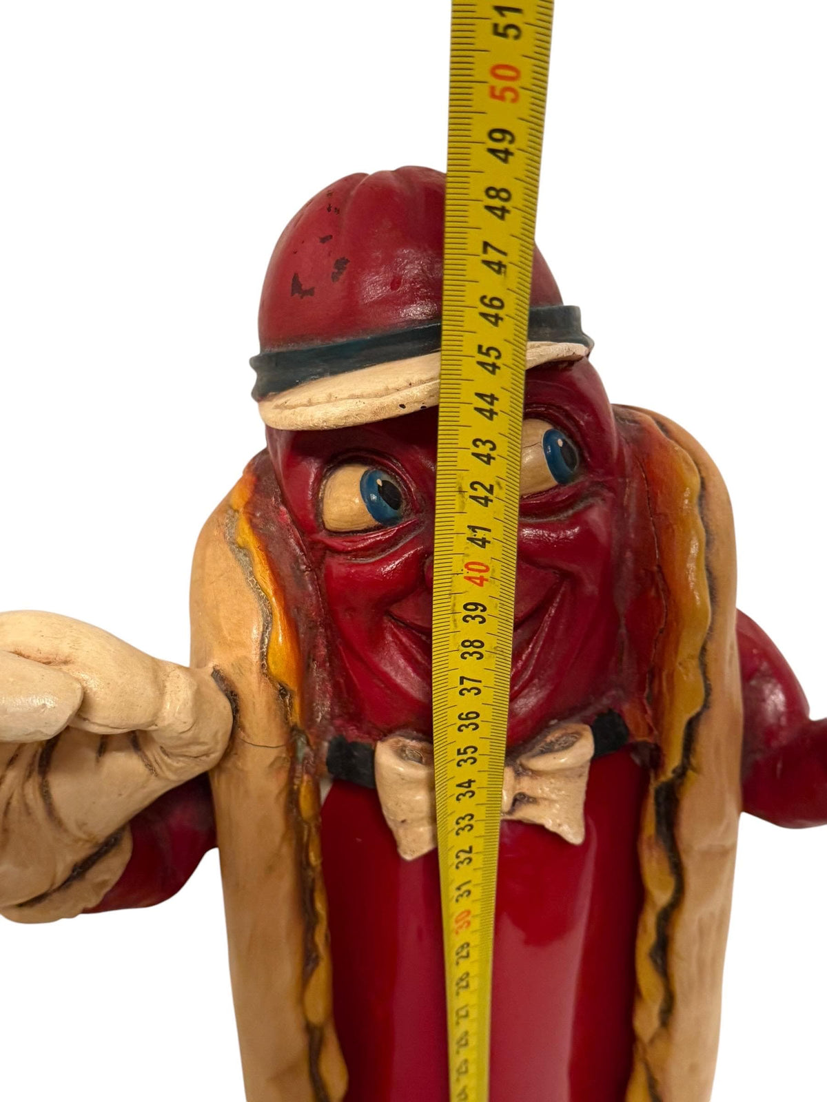 Hot Dog lamp Advertising Figure 49 cm Retro American Diner Restaurant Lamp sixties almost half meter! Vintage fastfood commercial table lamp