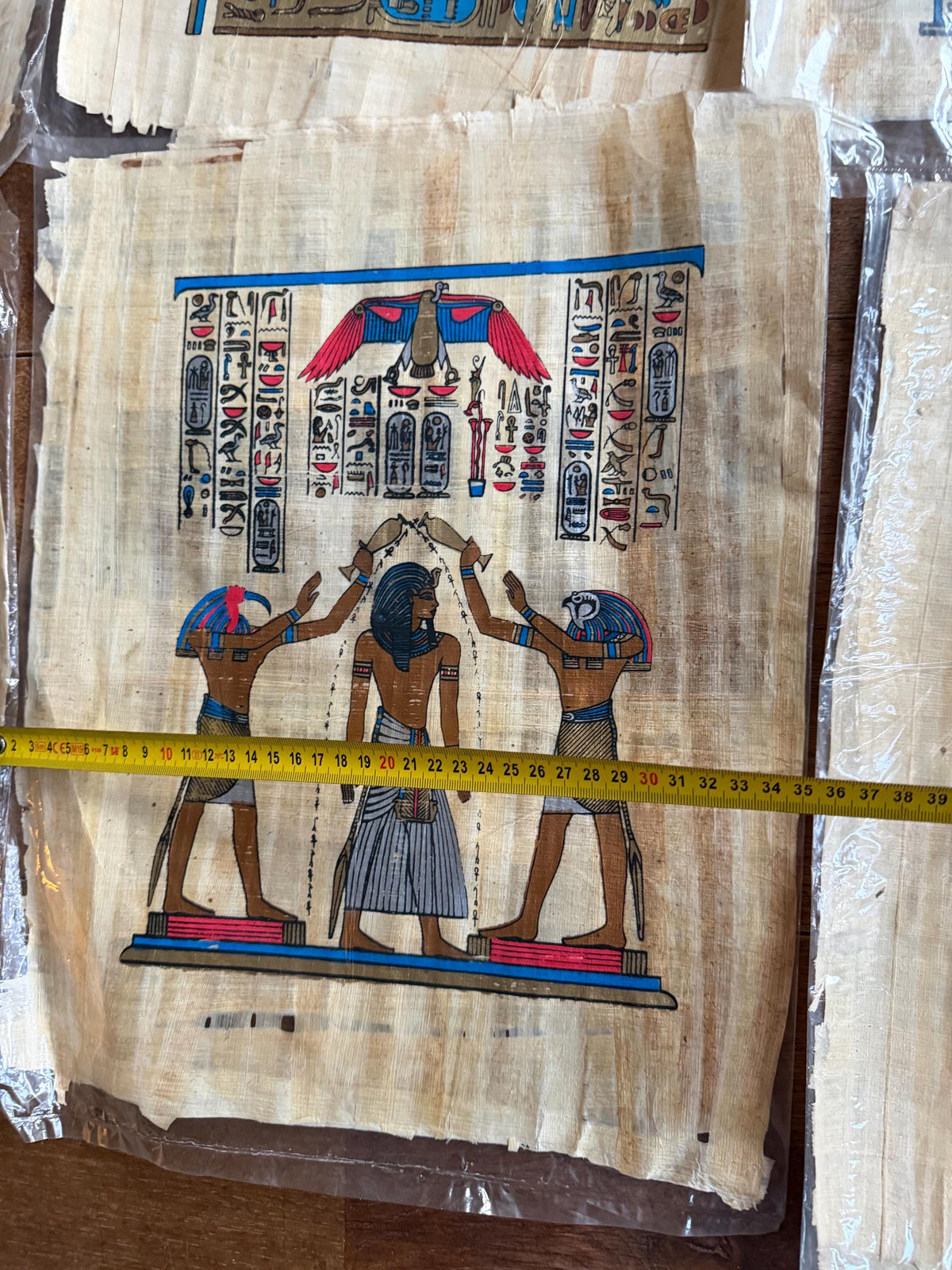 Papyrus schilderijen egypte 12 stuks