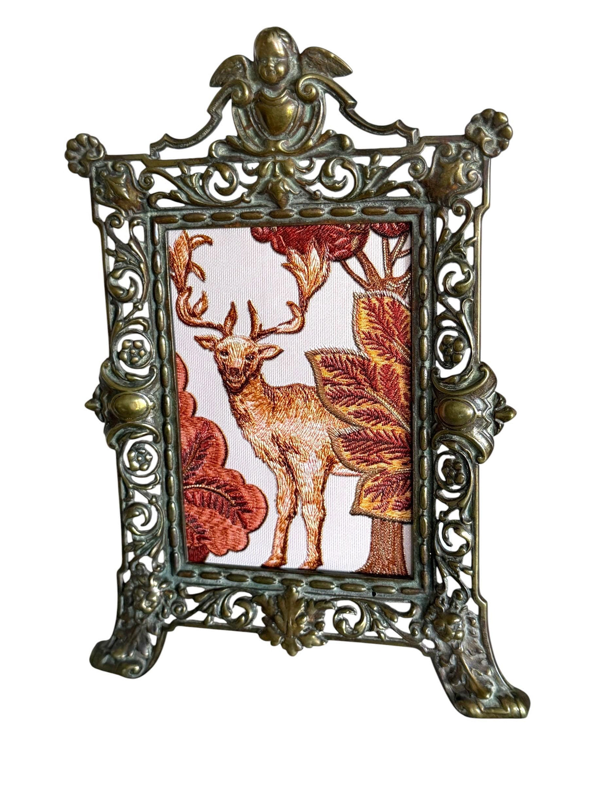A Victorian photo list.  British antique photoframe. Uk 19th, or for small painting.