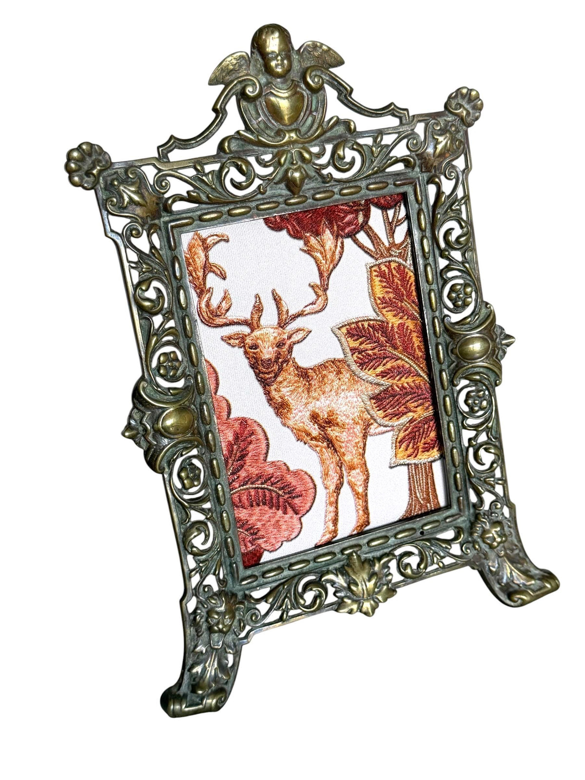 A Victorian photo list.  British antique photoframe. Uk 19th, or for small painting.