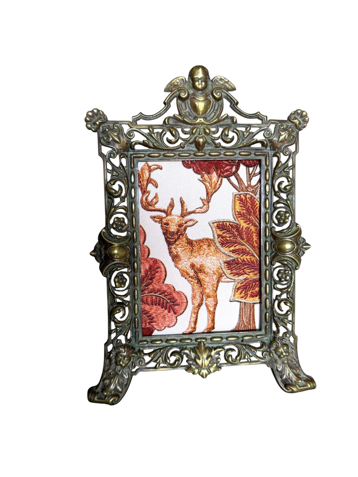 A Victorian photo list.  British antique photoframe. Uk 19th, or for small painting.