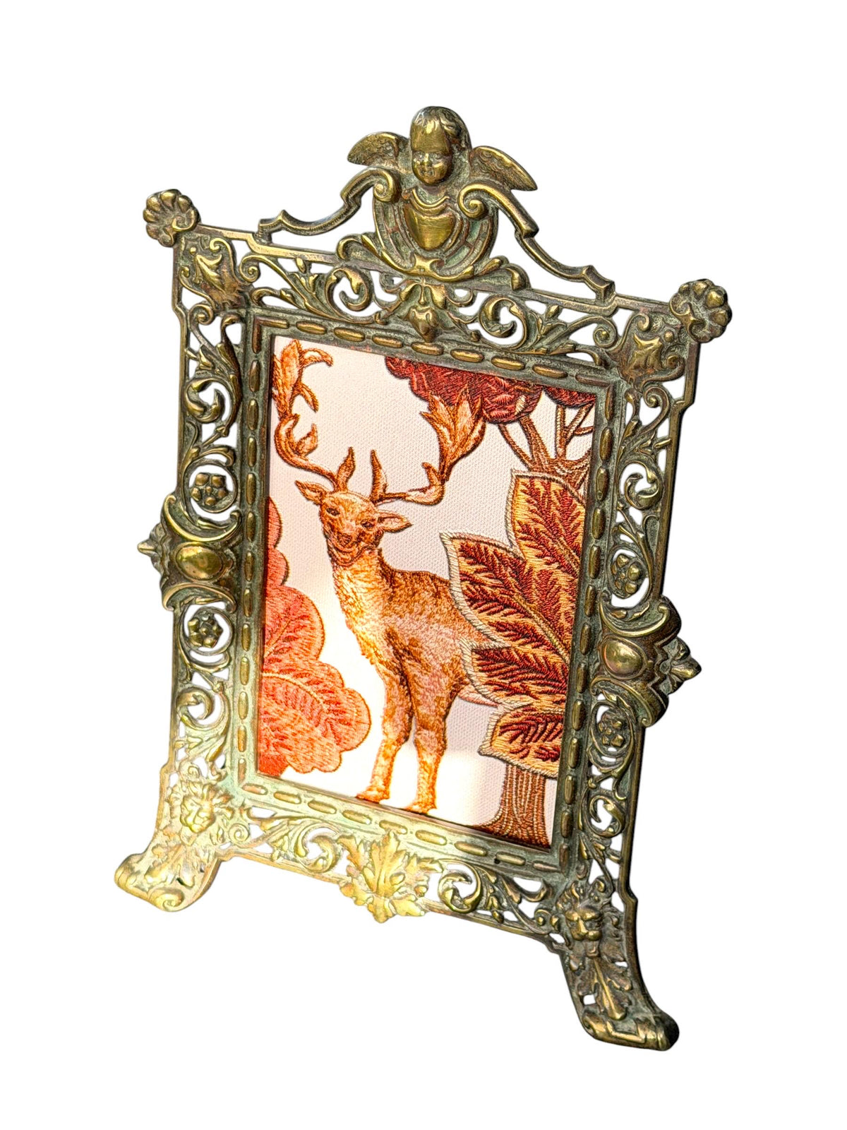 A Victorian photo list.  British antique photoframe. Uk 19th, or for small painting.