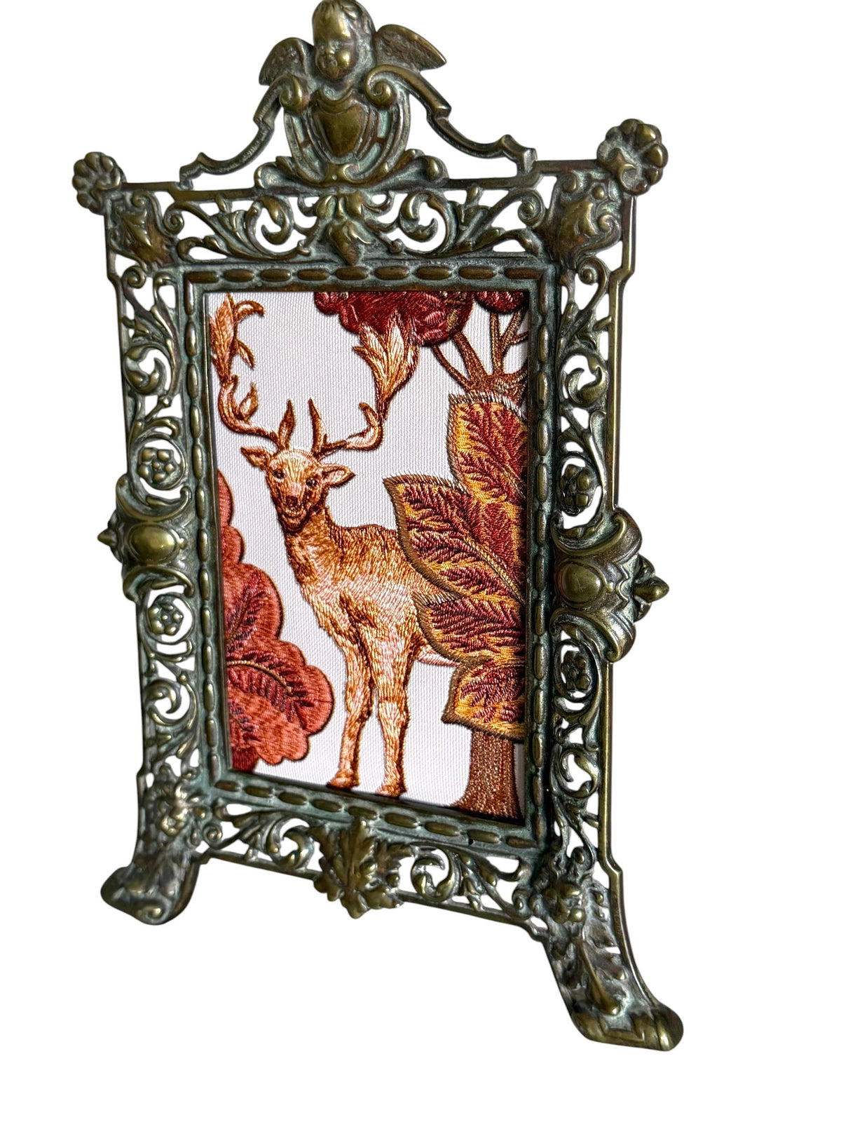 A Victorian photo list.  British antique photoframe. Uk 19th, or for small painting.