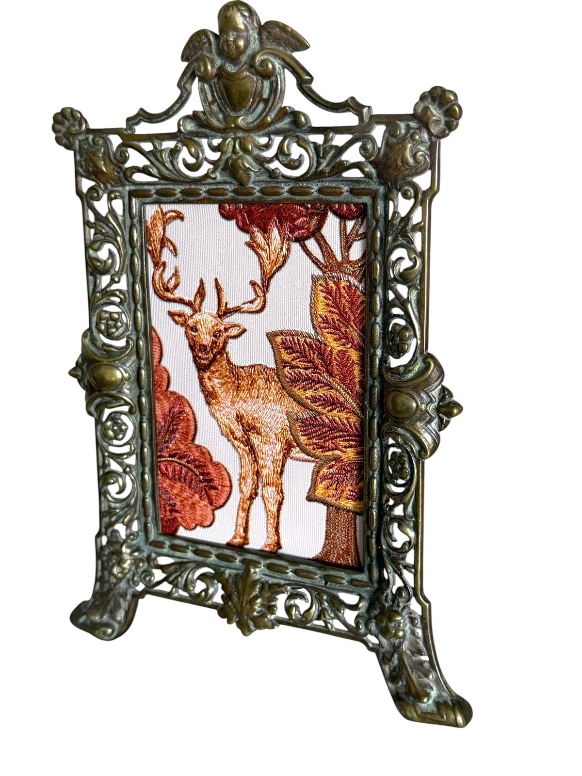 A Victorian photo list.  British antique photoframe. Uk 19th, or for small painting.