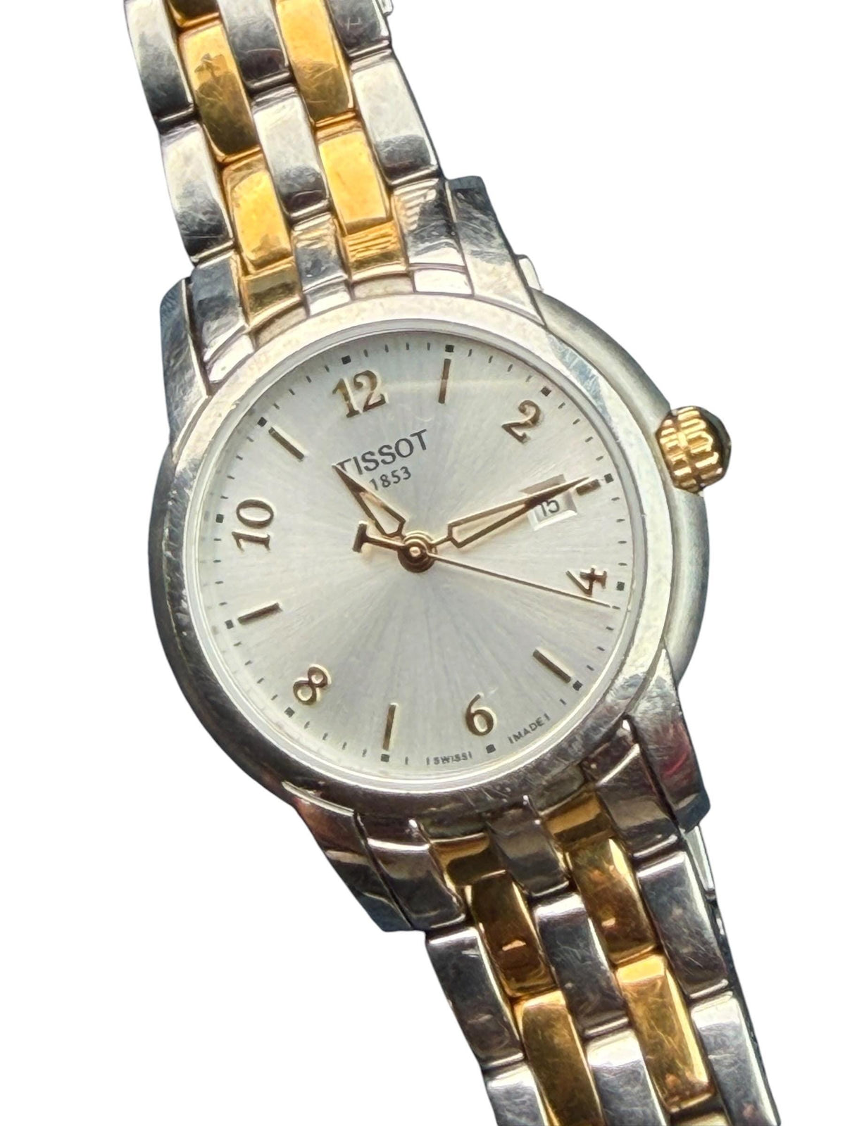 Tissot Ballade III Ladies Two Tone Quartz Watch T031.210 – Sapphire Crystal Swiss Made switserland perfect