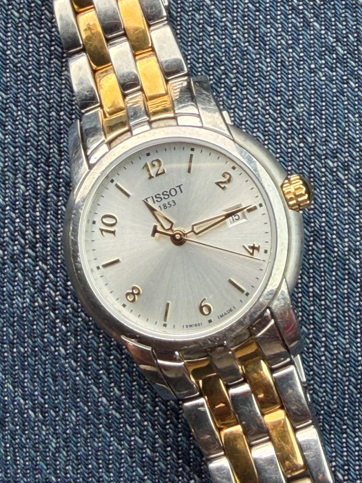 Tissot Ballade III Ladies Two Tone Quartz Watch T031.210 – Sapphire Crystal Swiss Made switserland perfect