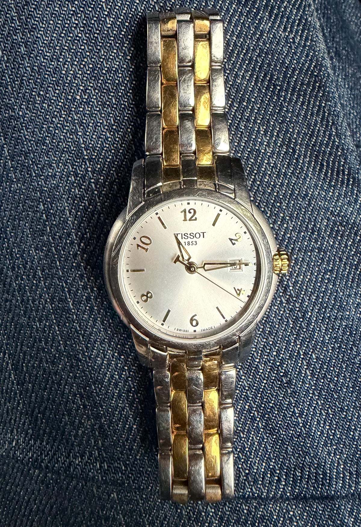 Tissot Ballade III Ladies Two Tone Quartz Watch T031.210 – Sapphire Crystal Swiss Made switserland perfect