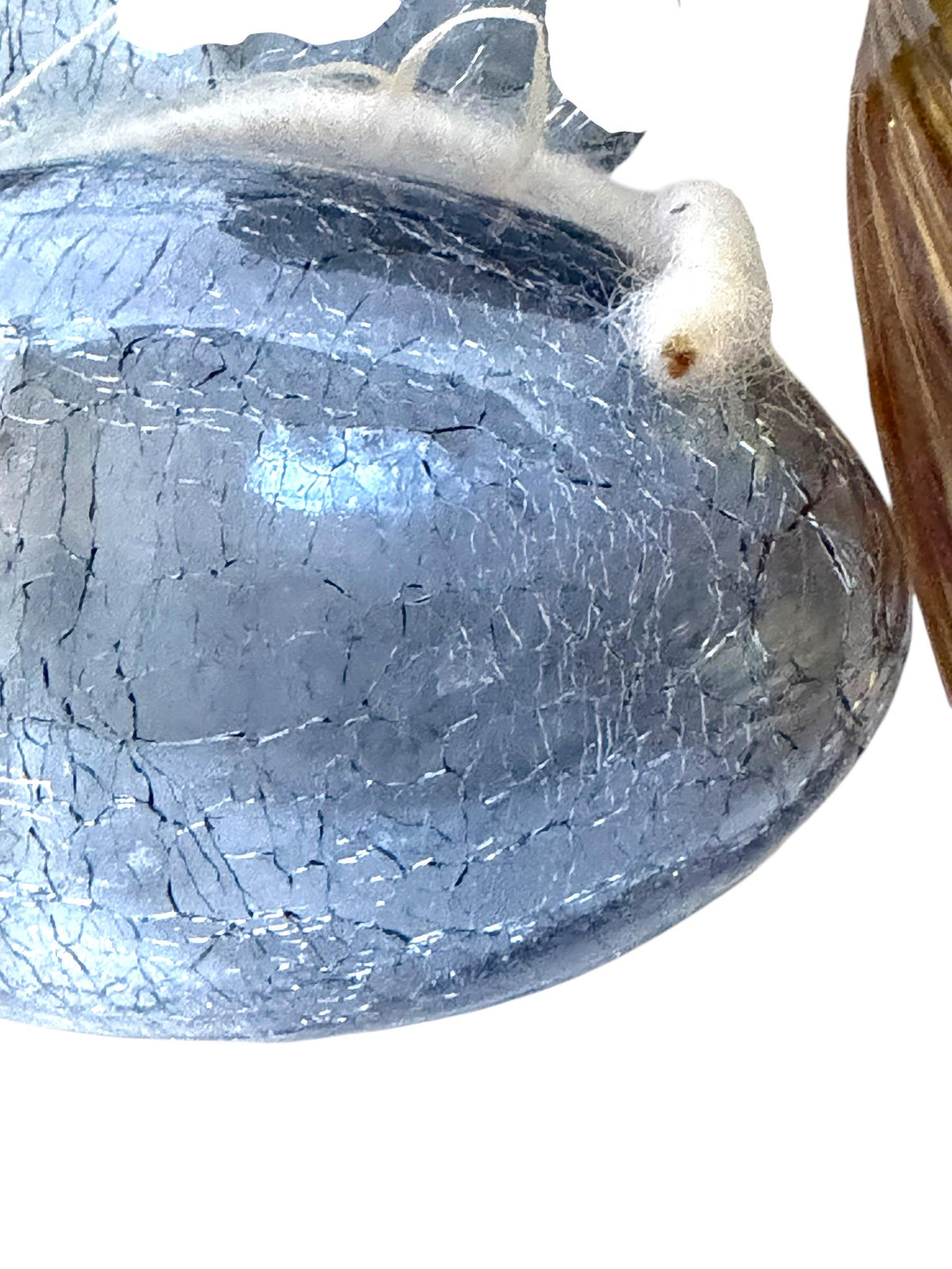 Set of 6 Antique Heavy Glass murano Christmas Baubles bola del vidro