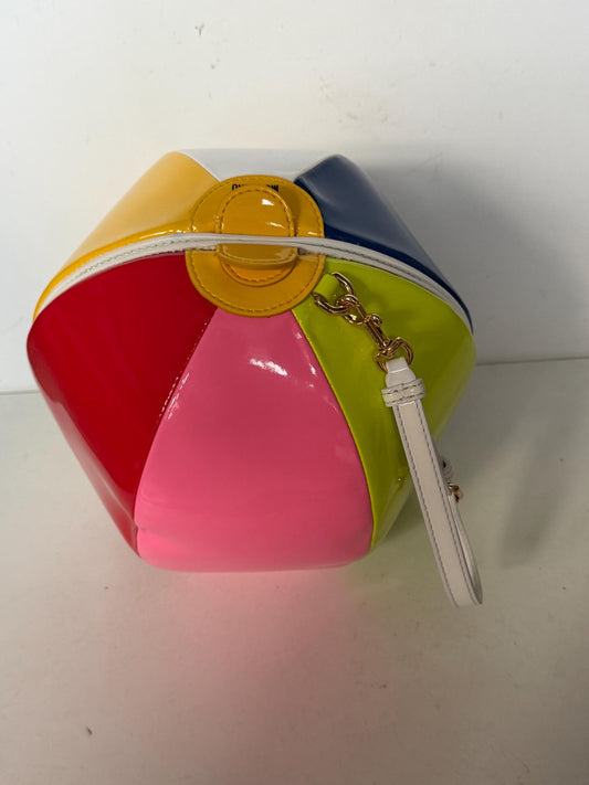 Moschino Couture Beach Ball Handbag Jeremy Scott Limited Edition Multicolor Patent bag Designer magnetic vintage retired collectable