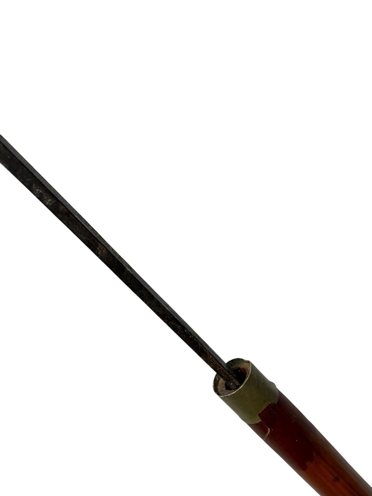 antique cane Bavarian  with solingen inside walking stick with deer antlers, european collection, flannel stick. Hunting stick