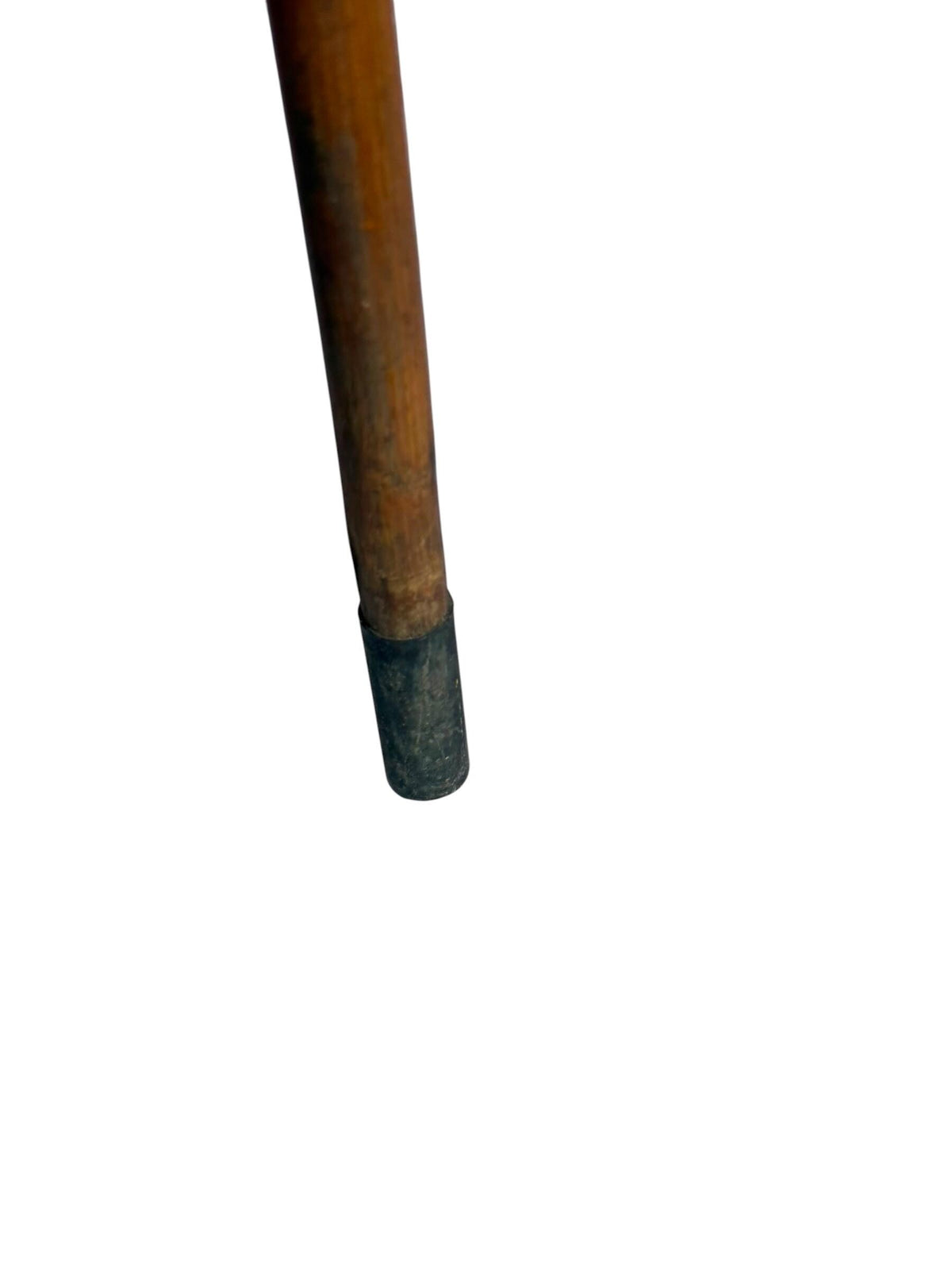 antique walking cane stick with cow , France, french european collection, gentlemen's flannel stick. Wandelstok