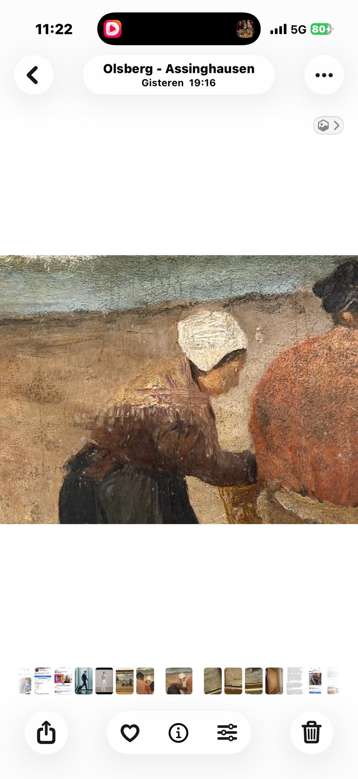 Dutch Hague School Coastal Oil Painting ca 1860-1900 – Fisherwomen on the Beach, Marouflé, 50 x 40 cm