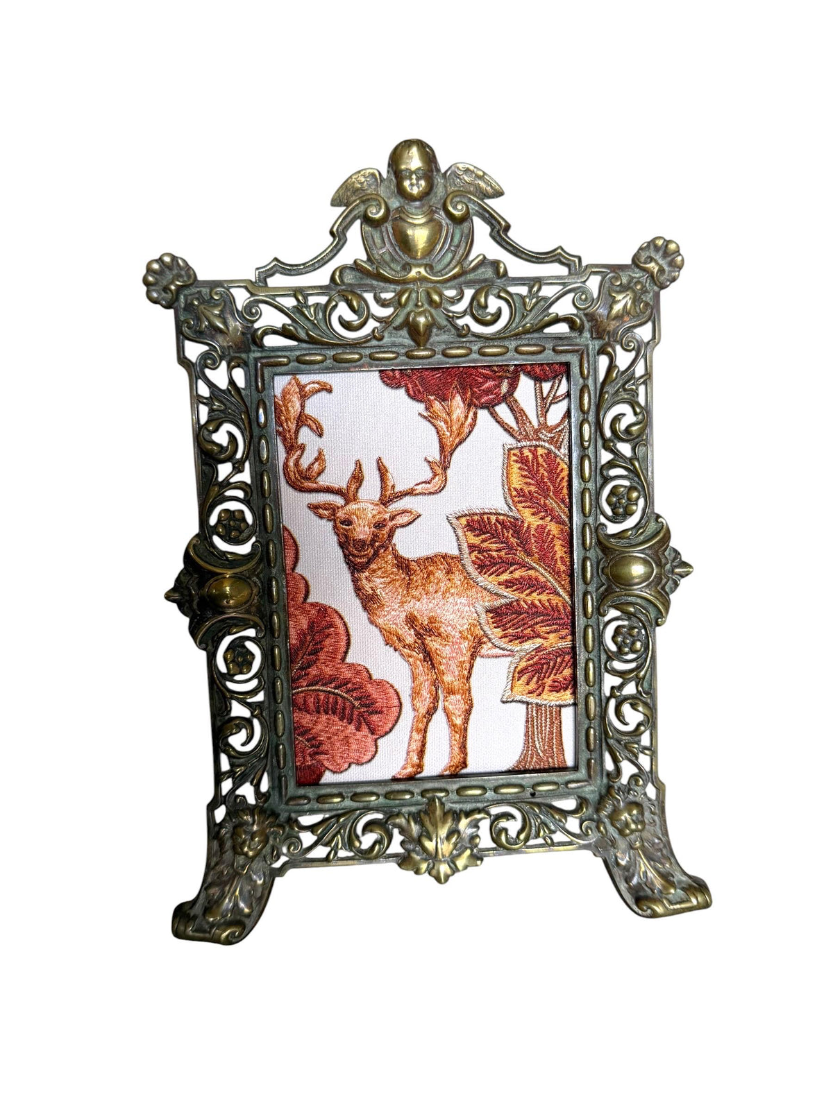 A Victorian photo list.  British antique photoframe. Uk 19th, or for small painting.