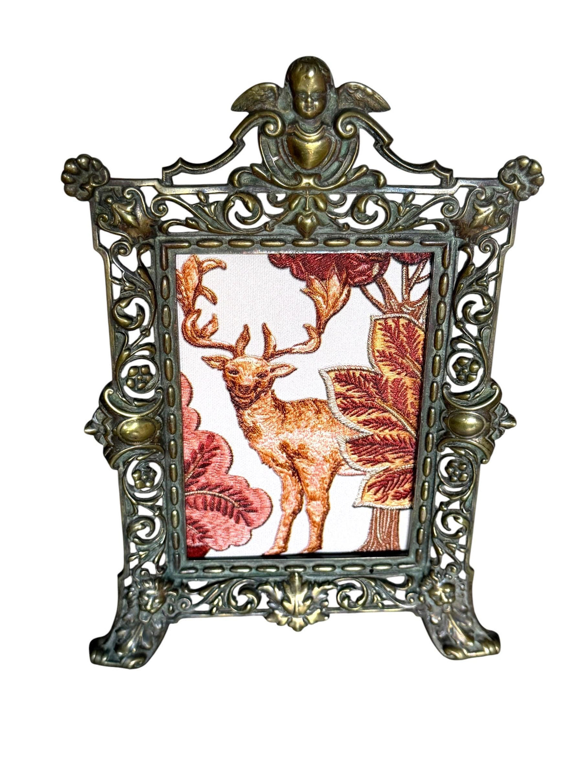 A Victorian photo list.  British antique photoframe. Uk 19th, or for small painting.