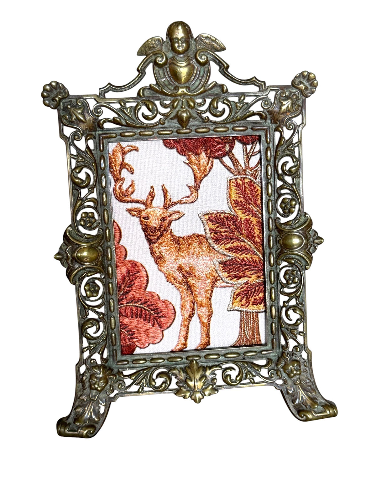 A Victorian photo list.  British antique photoframe. Uk 19th, or for small painting.