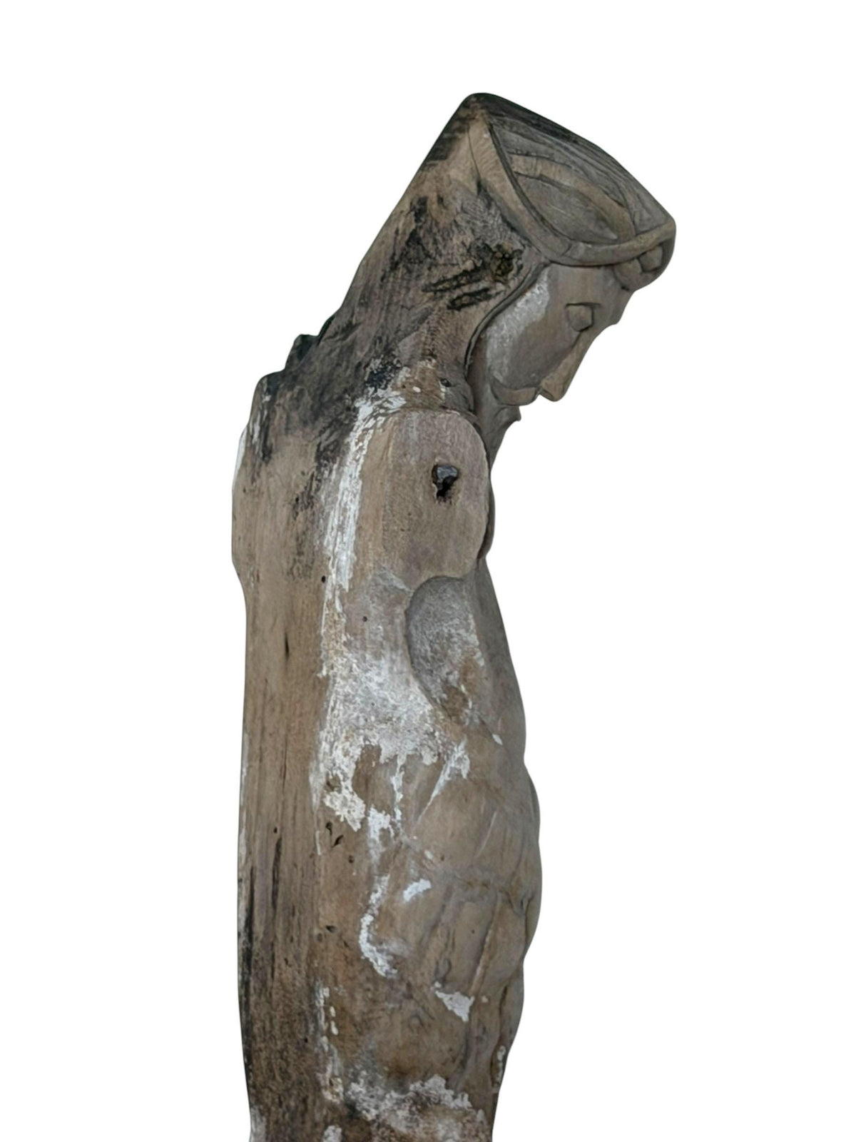 18th Century Bohemian Corpus Christi, Hand-Carved Limewood with Original Polychromy, ca 1750-1775  Religious Sculpture