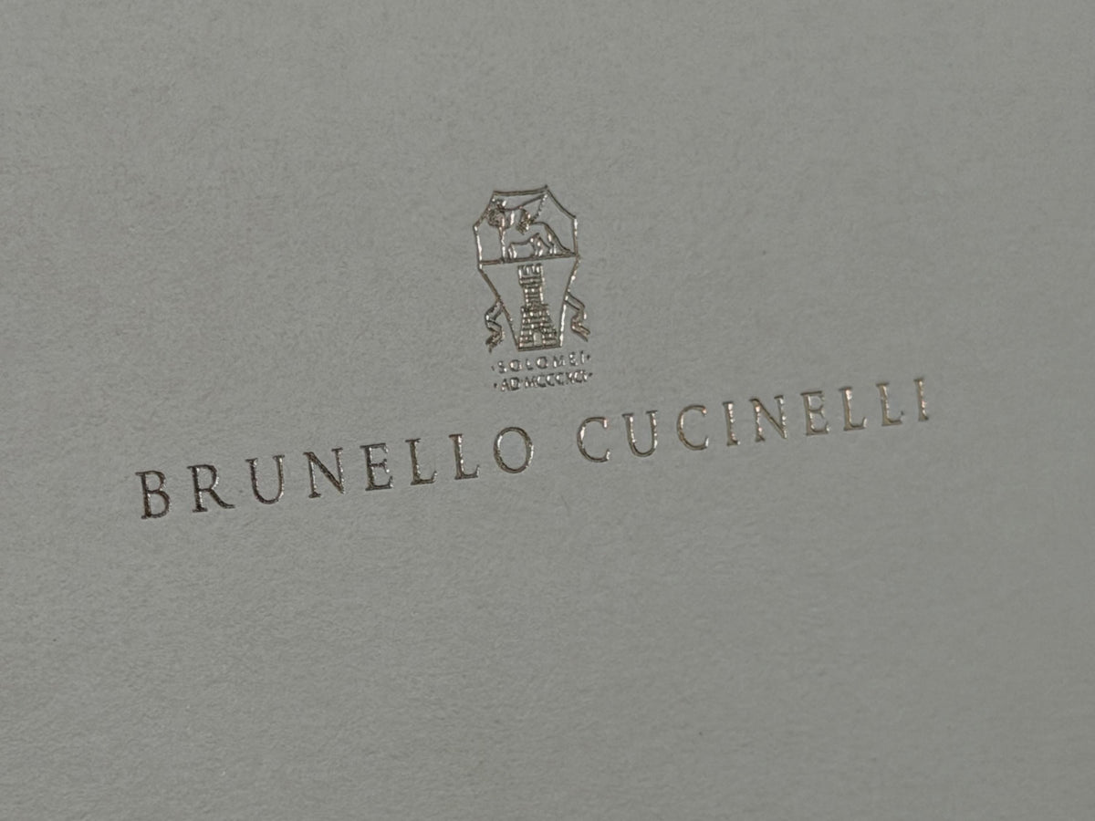 Cucinelli Tic Tac Toe Game – eastern Italian logo designer present - Original Gift Box from Brunello