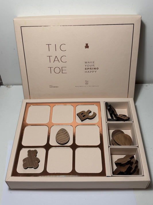Cucinelli Tic Tac Toe Game – eastern Italian logo designer present - Original Gift Box from Brunello