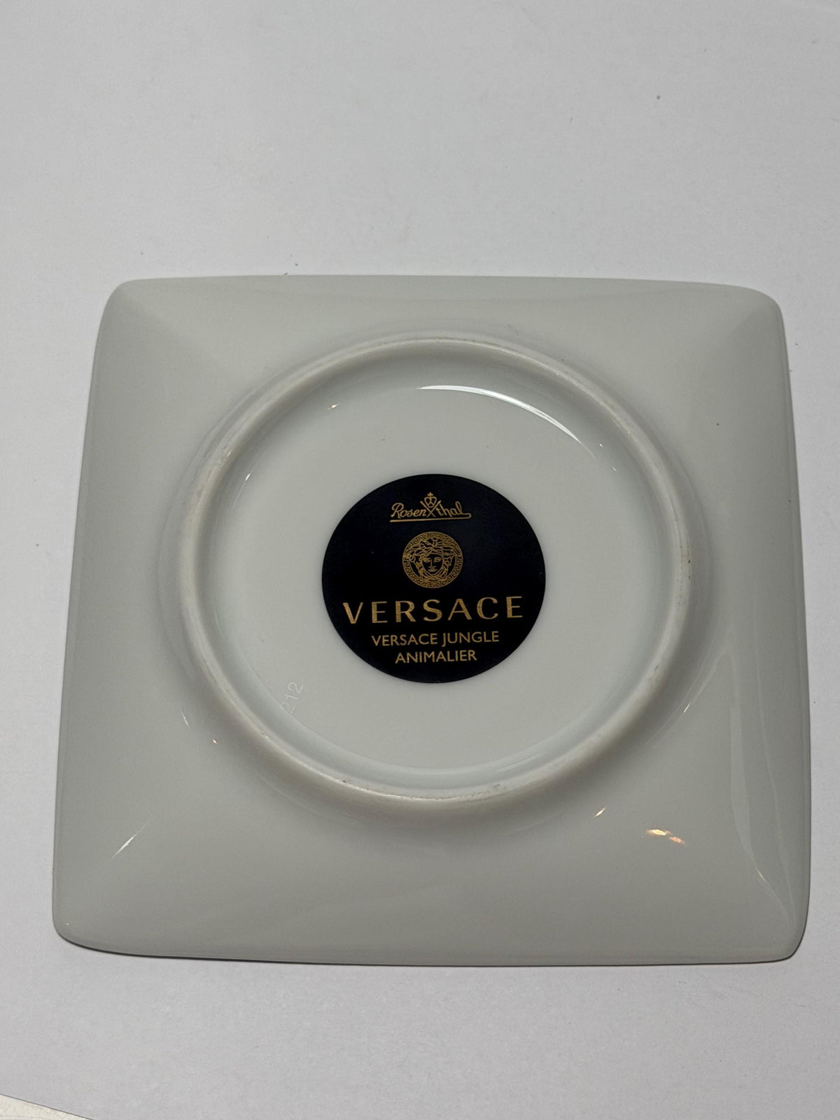 Versace x Rosenthal, Original Rosenthal for Versace porcelain tray from the  special edition “Jungle Animalier” collection tableware