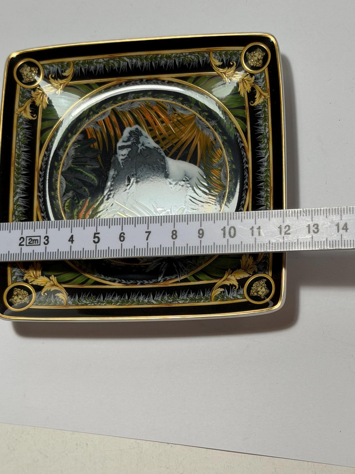Versace x Rosenthal, Original Rosenthal for Versace porcelain tray from the exclusive edition  “le regne animal” collection tableware