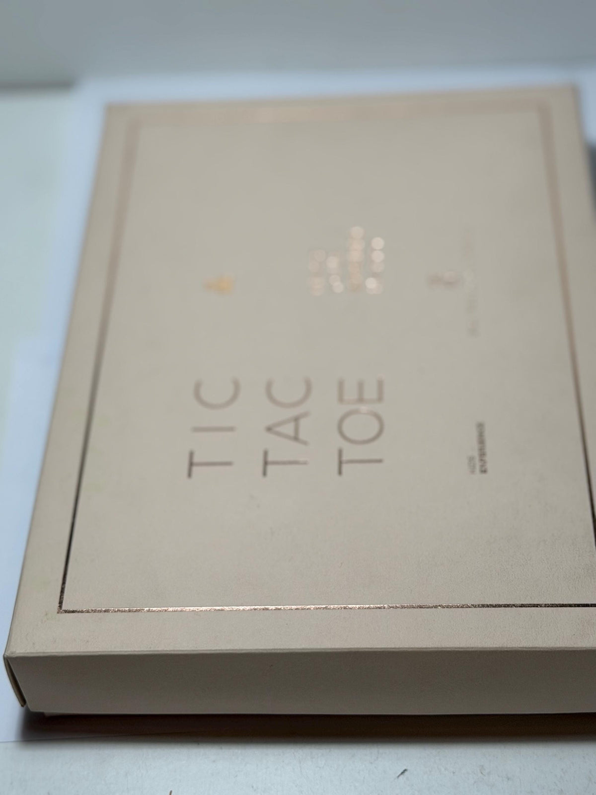 Cucinelli Tic Tac Toe Game – eastern Italian logo designer present - Original Gift Box from Brunello