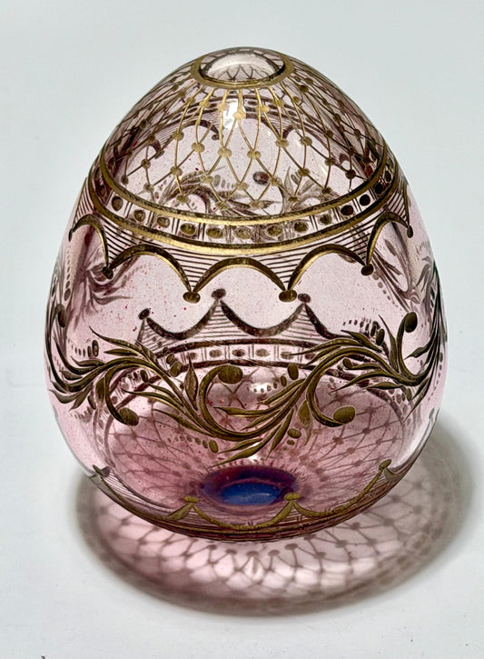 Fabergé  Crystal Egg , Etched pastel Lead Crystal (Collector Item) faberge